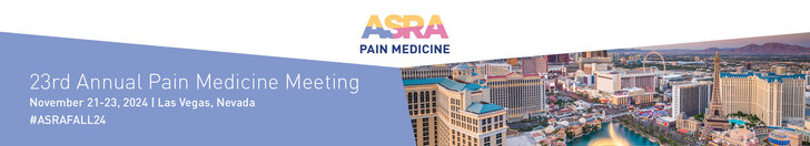 23rd Annual Pain Medicine Meeting 2024